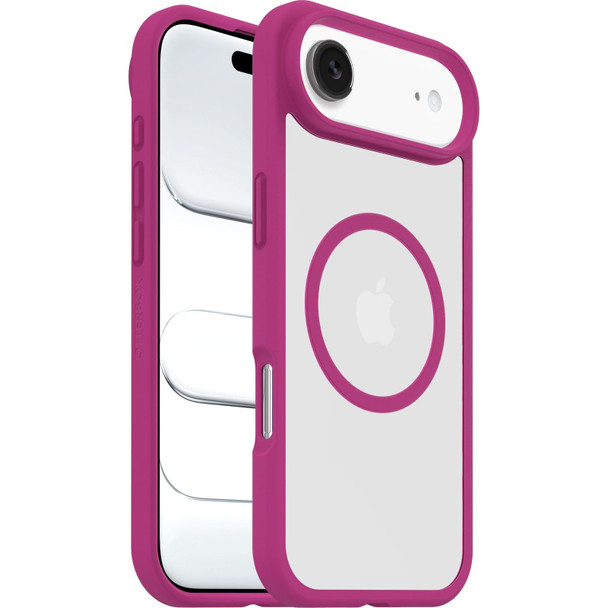 OtterBox React Series MagSafe Case for iPhone Air, Slim Drop Protection, Clear/Pink - 77-98614
