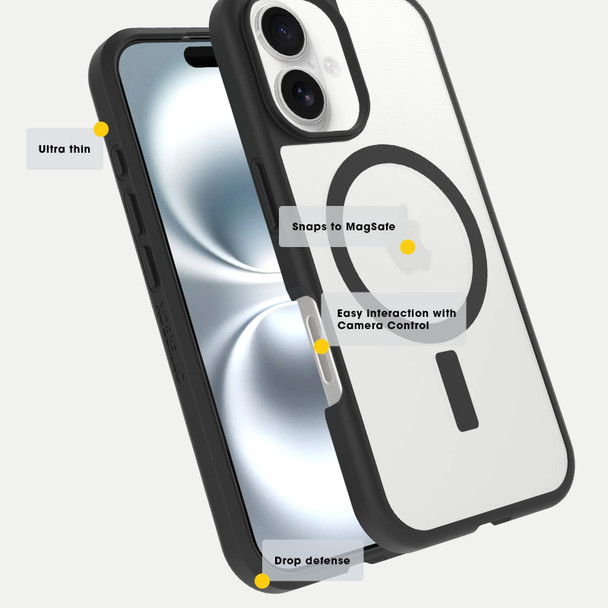OtterBox React Series MagSafe Case for iPhone 16, Slim Drop Protection, Clear - 77-96245 – image 7
