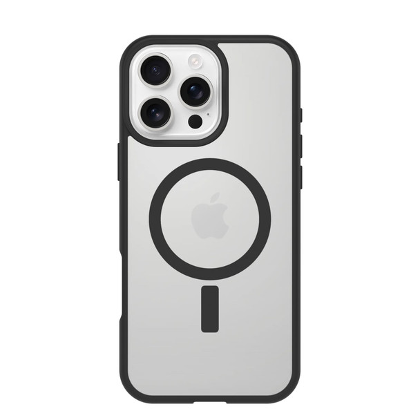 OtterBox React Series MagSafe Case for iPhone 16 Pro Max, Slim Drop Protection, Clear/Black - 77-96259 – image 2