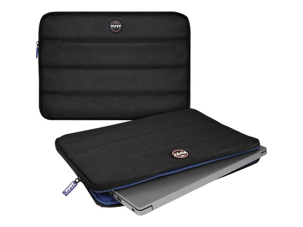 PORT Designs Portland Laptop Sleeve for up to 15.6" Laptops, Black - 105220