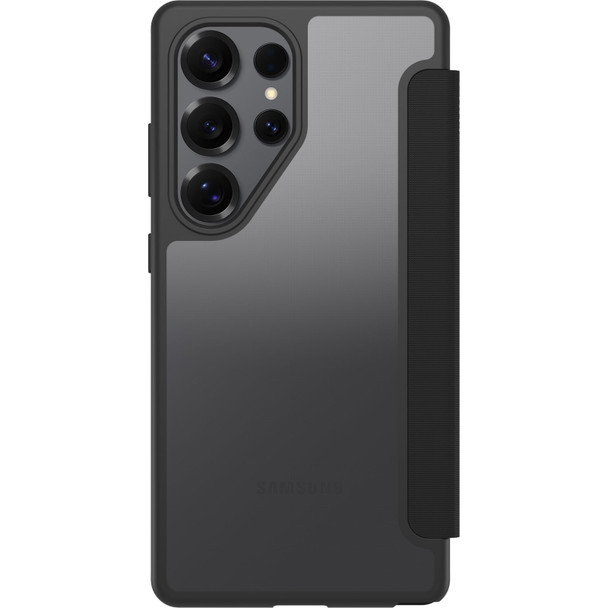 OtterBox React Folio Case for Samsung Galaxy S25 Ultra, Card Slot, Magnetic Closure, Clear/Black - 77-97833 – image 5