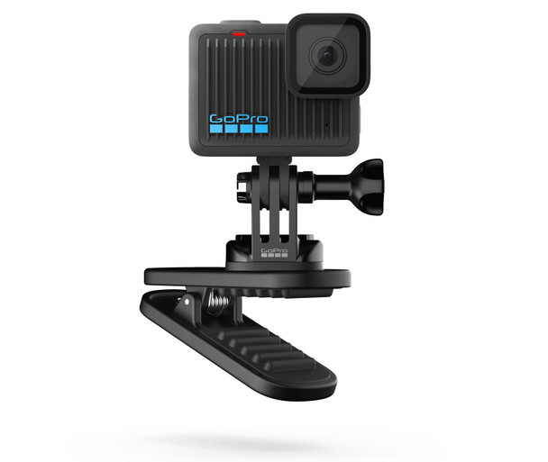 GoPro Magnetic Swivel Clip, 360° Swivel, Built-In Magnet, Black - ATCLP-001