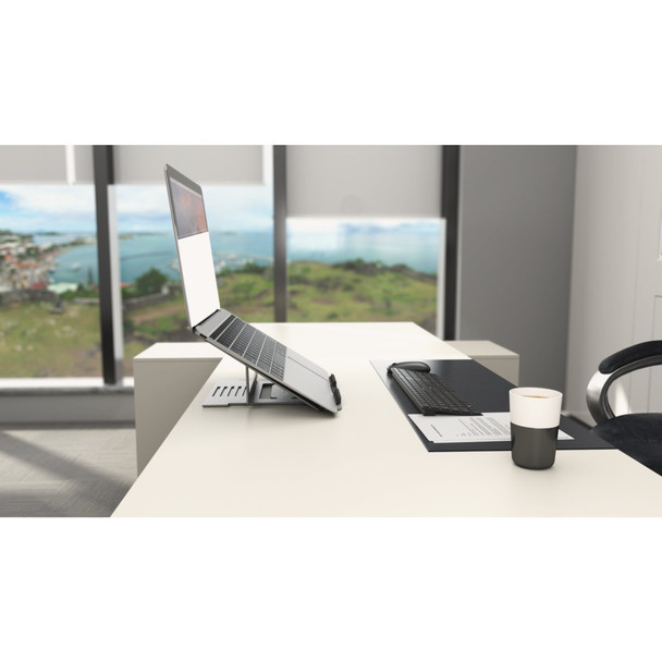 Kensington Easy Riser Aluminium Laptop Riser, Up to 16", 6 Height/Angle Levels, Foldable - K50417WW – image 3