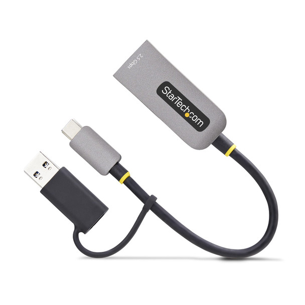 StarTech.com 2.5GbE USB-C to Ethernet Adapter with USB-A Converter, NBASE-T, 15cm Cable - U2GAUSBCENET – image 9