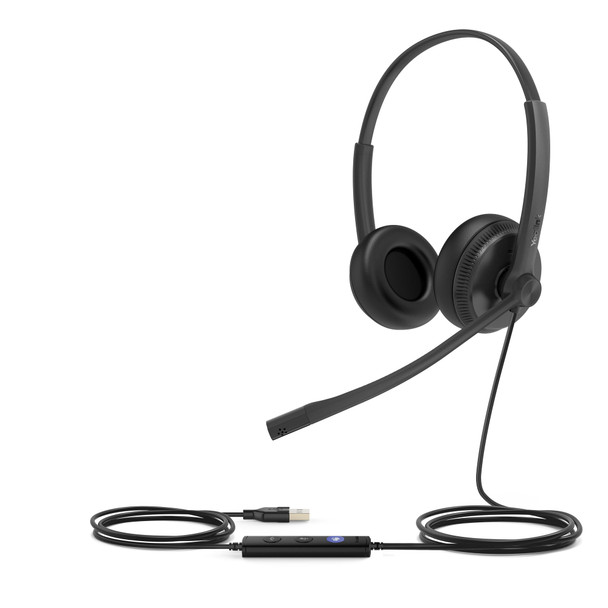 Yealink UH34 Dual Teams Wired USB Headset, USB-A, AI Noise Cancellation, Black - 1308043 – image 2