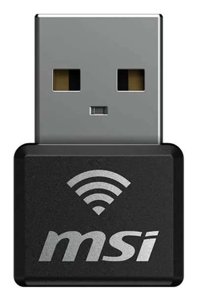 MSI AX1800 Nano WiFi 6 USB Adapter, Dual Band, up to 1201Mbps, WPA3