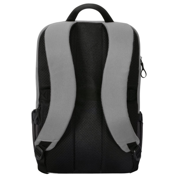 Targus Sagano EcoSmart Commuter Backpack for 15.6" Laptops, Rain Cover, Black/Grey - TBB635GL – image 3