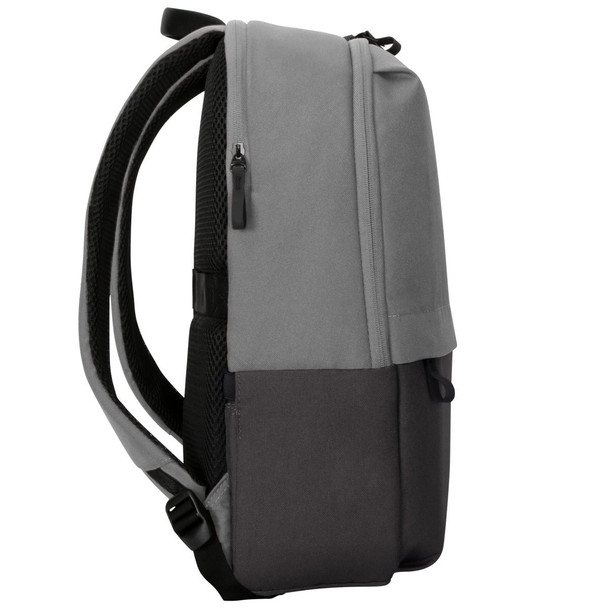 Targus Sagano EcoSmart Commuter Backpack for 15.6" Laptops, Rain Cover, Black/Grey - TBB635GL – image 11