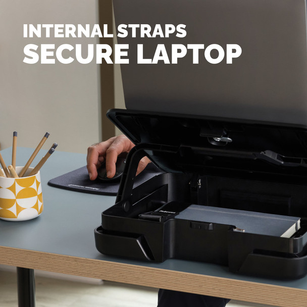 Fellowes Breyta Laptop Carry Case with Built-in Stand, Lockable, for up to 14" / 4kg Laptops, Black – image 5