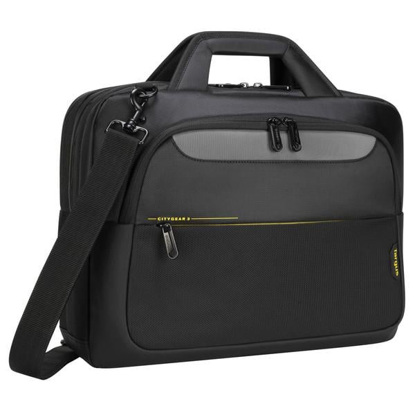 Targus CityGear 3 Topload Laptop Case for 12-14in Laptops, Dome Protection, Black - TCG455GL