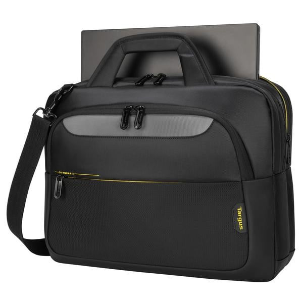 Targus CityGear 3 Topload Laptop Case for 12-14in Laptops, Dome Protection, Black - TCG455GL – image 9