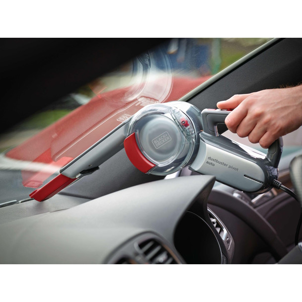 BLACK+DECKER 12V Dustbuster Pivot Car Vacuum, 5m Cable, 200° Pivoting Nose - PV1200AV-XJ – image 5