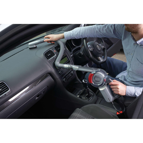 BLACK+DECKER 12V Dustbuster Pivot Car Vacuum, 5m Cable, 200° Pivoting Nose - PV1200AV-XJ – image 6