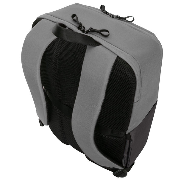 Targus Sagano EcoSmart 15.6in Travel Backpack, RFID Pocket, Rain Cover, Black/Grey - TBB634GL – image 5