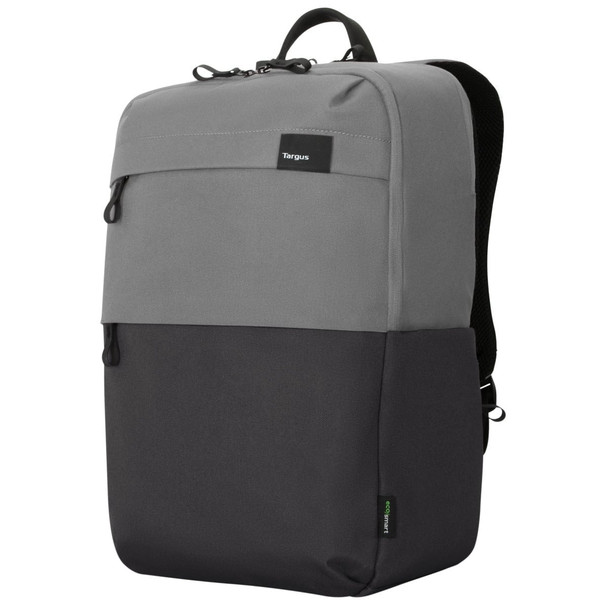 Targus Sagano EcoSmart 15.6in Travel Backpack, RFID Pocket, Rain Cover, Black/Grey - TBB634GL – image 9