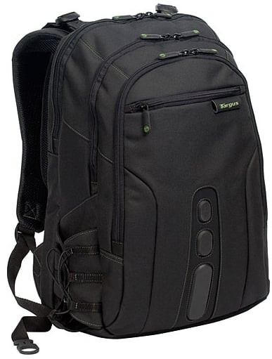Targus EcoSpruce 15.6in Laptop Backpack, Recycled Fabric, Water-Resistant Base, Black - TBB013EU
