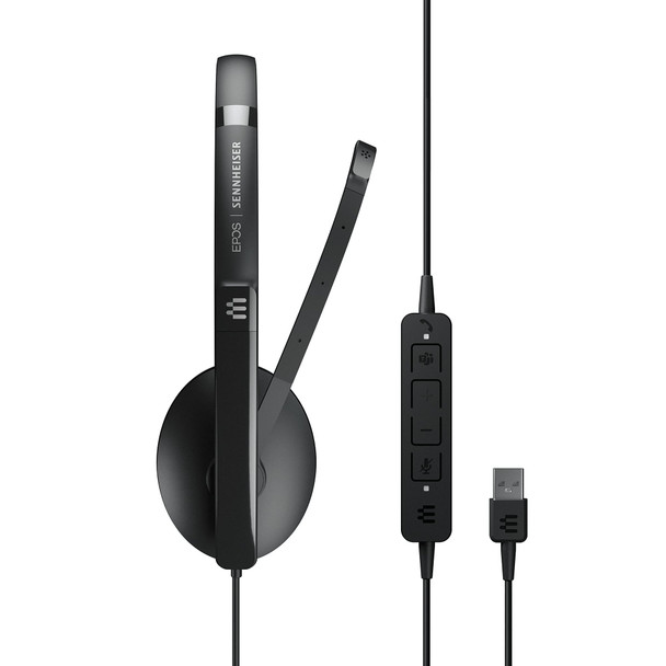 EPOS ADAPT 160T USB II Stereo On-Ear Wired USB Headset, Boom Mic, Microsoft Teams Certified - 1000901 – image 5