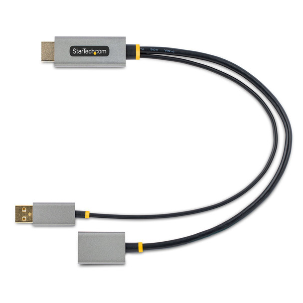 StarTech.com HDMI to DisplayPort Adapter, Active 4K 60Hz, HDR, USB Powered, 30cm Cable - HDMIDISPLAYPT – image 6