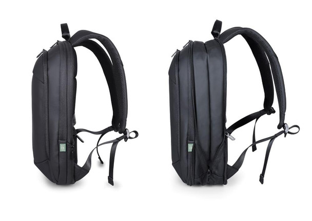 Port Designs Chicago EVO Expandable Laptop Backpack 15.6/16", 6L to 14L, Recycled, Black - 400511 – image 7