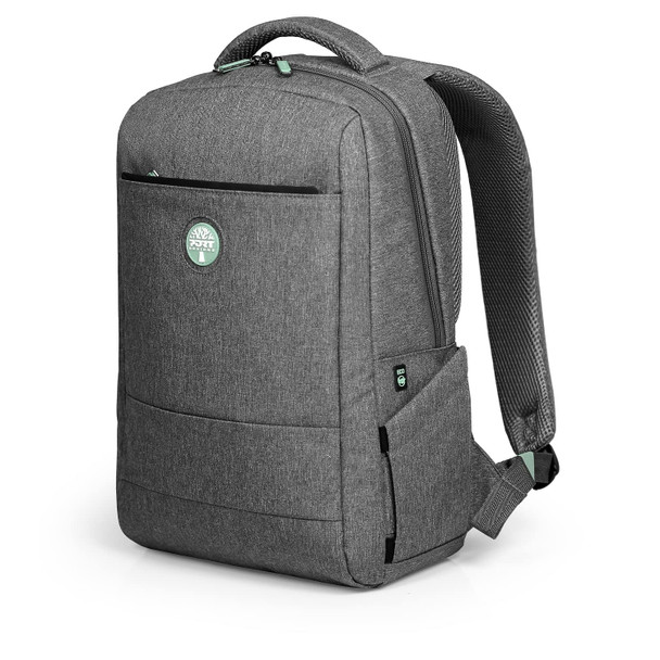 Port Designs Yosemite Eco XL Laptop Backpack 15.6", Recycled, with Rain Cover, Grey - 400703 – image 2