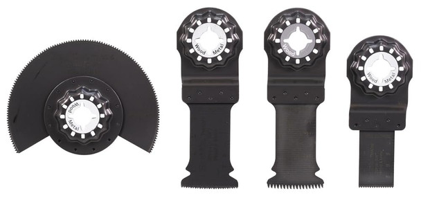 Makita 4-Piece Starlock Multi-Tool Plunge Blade Set - B-67480