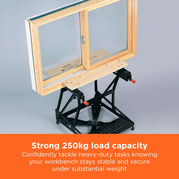 BLACK+DECKER Workmate 536 Dual-Height Folding Workbench, 250kg Max Load - WM536-XJ – image 4