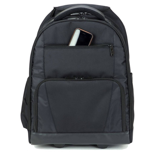 Targus Sport Rolling Laptop Backpack, 15-15.6 Inch, Converts to Roller Case, Black - TSB700EU