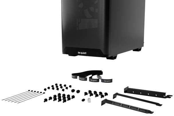 be quiet! Pure Base 501 Airflow Midi Tower ATX Case, 2x 140mm PWM Fans, USB-C, Black - BG074 – image 7