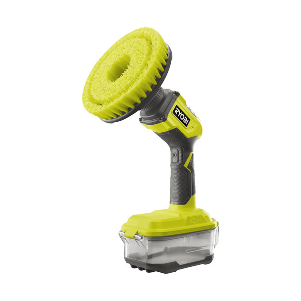 RYOBI 18V ONE+ Cordless Compact Power Scrubber, 210rpm, IPX7 (Battery & Charger Not Included) - R18CPS-0