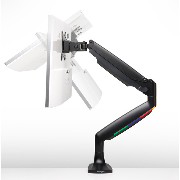Kensington SmartFit One-Touch Height-Adjustable Single Monitor Arm, 13-34", up to 9kg, Black - K59600WW – image 2