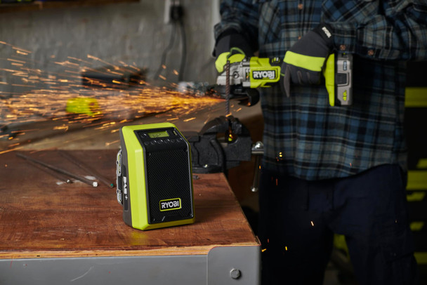RYOBI 18V ONE+ Cordless DAB+ Radio with Bluetooth, 10W Speaker (Battery & Charger Not Included) - RRDAB18-0 – image 7