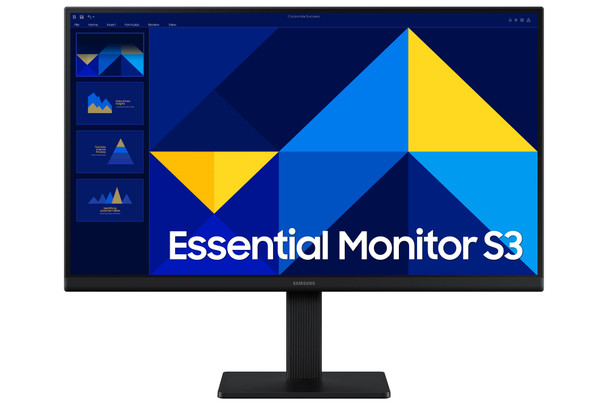Samsung S27D300GAU 27" Full HD IPS Monitor, 100Hz, 5ms, HDMI & VGA, Black - LS27D300GAUXXU