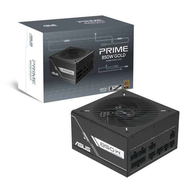 ASUS Prime 850W Gold Black Edition Fully Modular ATX 3.1 Power Supply, 80 Plus Gold - 90YE00U2-B0NA00 – image 12