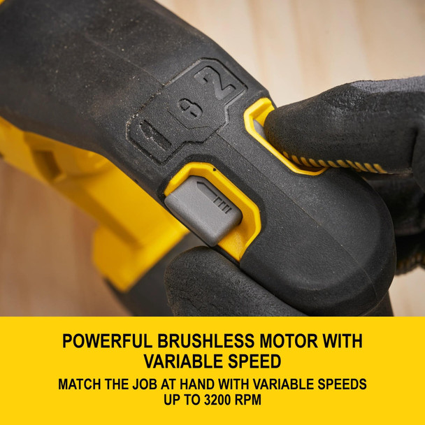 STANLEY FATMAX V20 18V Brushless Reciprocating Saw, 28.5mm Stroke (Battery & Charger Not Included) - SFMCS311B-XJ – image 3