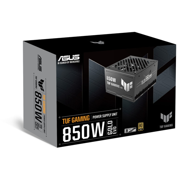 ASUS TUF Gaming 850W Gold EVO Fully Modular ATX 3.1 Power Supply, Black - 90YE00SA-B0NA00 – image 9