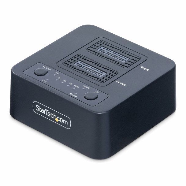 StarTech.com 1:1 Standalone M.2 NVMe Duplicator & Dock, Up to 90GB/min, USB 3.2 20Gbps - M2HDDDPLICATRN1