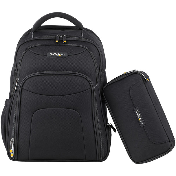 StarTech.com 17.3" Laptop Backpack with Removable Accessory Case, Ballistic Nylon, Black - NTBKBAG173 – image 11