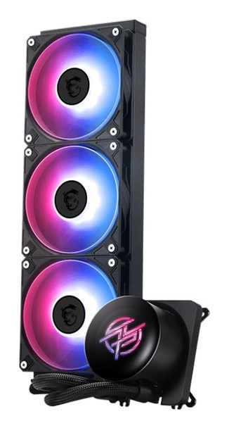 MSI MPG CORELIQUID P13 360 AIO CPU Liquid Cooler, 360mm, 2.1" LCD, ARGB, Black – image 2