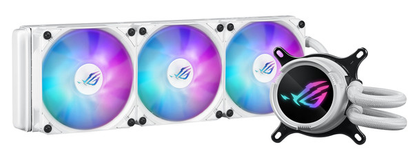 ASUS ROG Strix LC III 360 ARGB White Edition All-in-One CPU Liquid Cooler, 3x 120mm ARGB Fans - 90RC00T2-M0UAY0 – image 3
