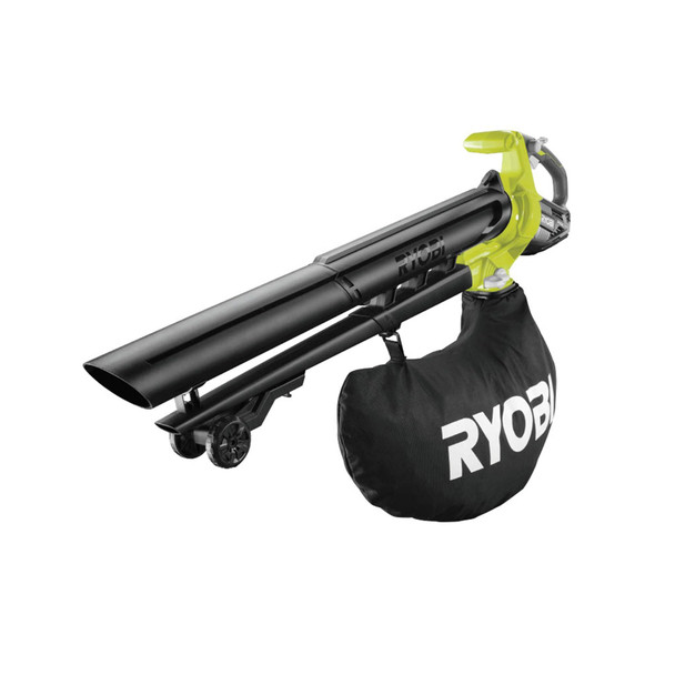 RYOBI 18V ONE+ Brushless Cordless Blower Vac, 10:1 Mulching, 35L Bag (Battery & Charger Not Included) - OBV18