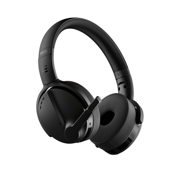 EPOS ADAPT 560 II Bluetooth ANC Headset with Foldable Boom Arm, Multipoint, USB-A Dongle - 1001160