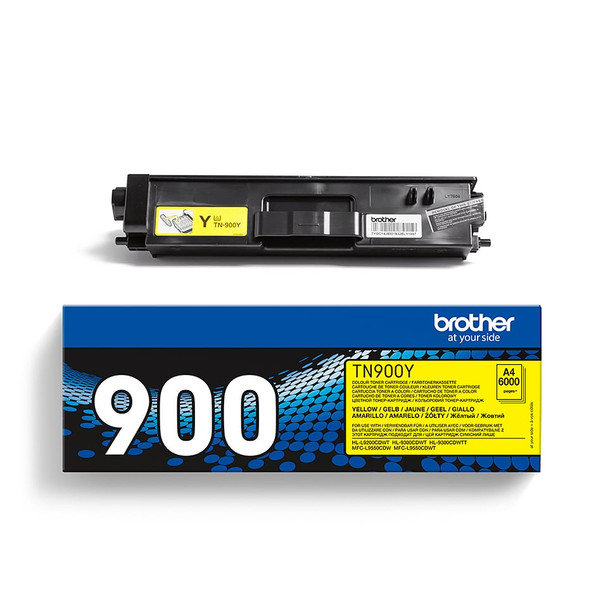 Brother TN-900Y Toner Cartridge, Yellow, Up to 6,000 Pages, Genuine Brother - TN900Y – image 4