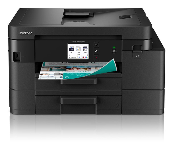 Brother MFC-J4550DW A4 Colour Inkjet All-in-One with Fax, 2.7" Touchscreen, Wi-Fi & Ethernet - MFCJ4550DWZU1