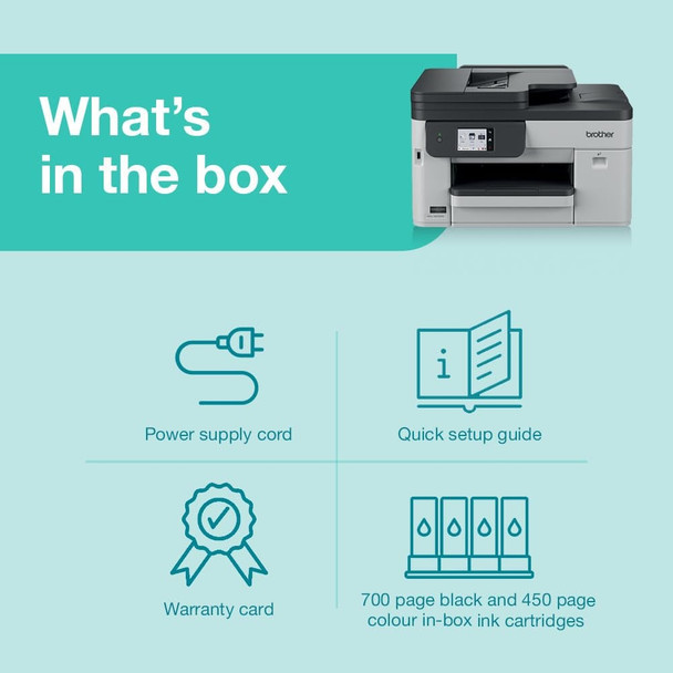 Brother MFC-J5010DW A4 Colour Inkjet All-in-One with Fax, 6.8cm Touchscreen, 50-Sheet ADF - MFCJ5010DWZU1 – image 4