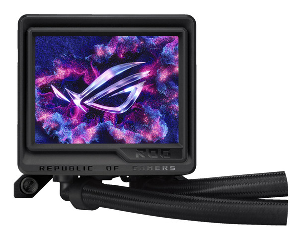 ASUS ROG Ryujin III 360 ARGB Extreme AIO CPU Liquid Cooler, 3.5" LCD, 120mm ARGB Fans, Black - 90RC0131-M0EAY0 – image 2