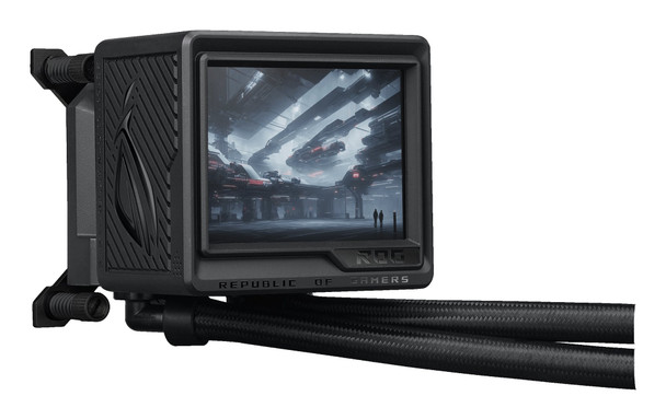 ASUS ROG Ryujin III 360 ARGB Extreme AIO CPU Liquid Cooler, 3.5" LCD, 120mm ARGB Fans, Black - 90RC0131-M0EAY0 – image 12