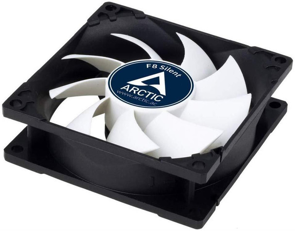 Arctic F8 Silent, Ultra-Quiet 80mm PC Case Cooling 3-pin
