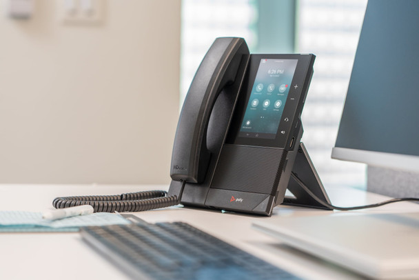 HP Poly CCX 500 Business Media Phone, 5" Touchscreen, Open SIP, PoE, Black - 82Z78AA – image 7