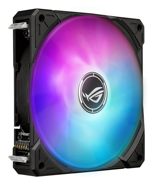 ASUS ROG Ryuo IV SLC 360 ARGB AIO Liquid CPU Cooler, 6.67" AMOLED Display, Black - 90RC0151-B0EAY0 – image 4