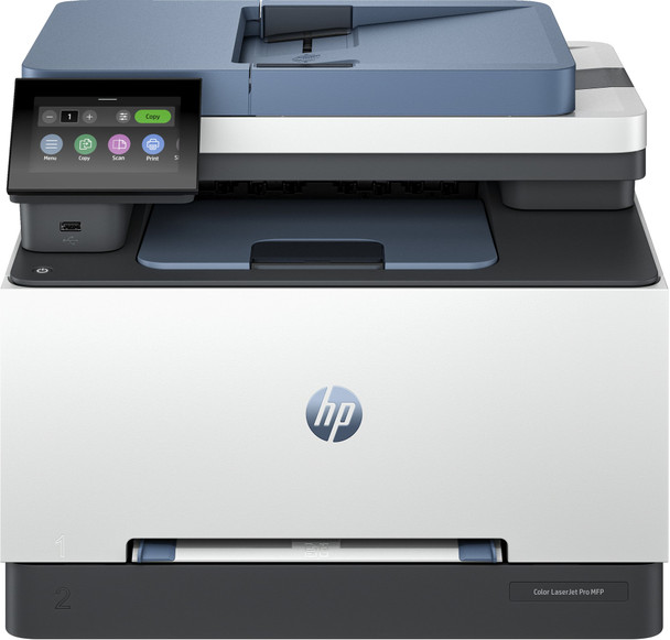 HP Color LaserJet Pro MFP 3302fdn A4 Colour Laser 4-in-1 Printer, 25ppm, Duplex, Fax - 499Q7F#B19